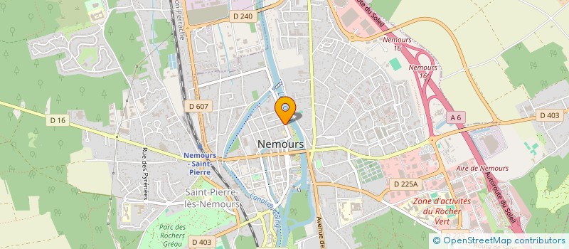 localisation de l'entreprise MRS GAUTHIER HUBERT ET FRANCIS 1 à NEMOURS