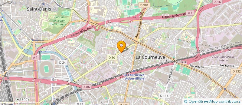 localisation de l'entreprise MRS LAINCER FARID & LAINSER ABDALLAH à LA COURNEUVE