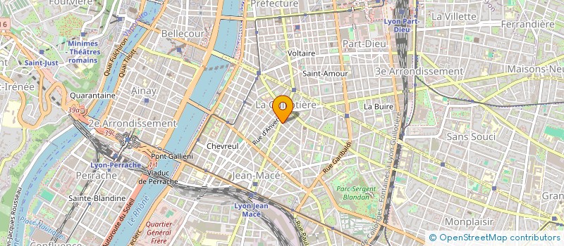 localisation de l'entreprise MRS LES HERITIERS DE MR PELLAT  LYON