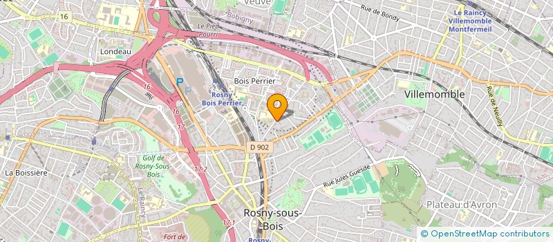 localisation de l'entreprise MRS LES MEMBRES PAROISSE ND VISITATION à ROSNY-SOUS-BOIS