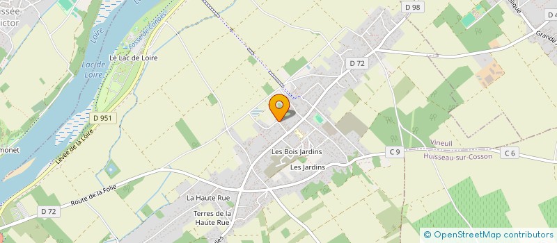 localisation de l'entreprise MRS PROUX MME HENNEGRAVE  VINEUIL