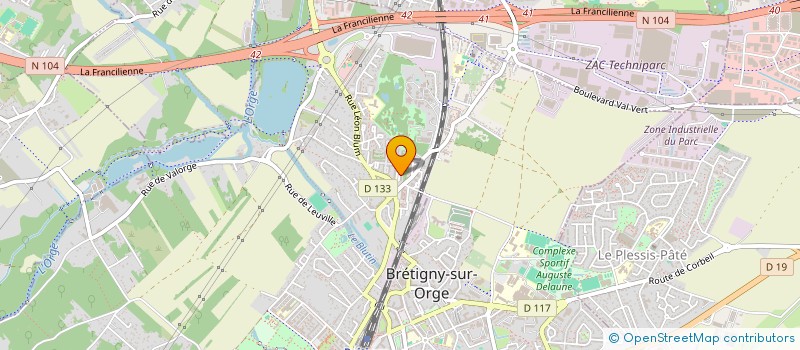 localisation de l'entreprise MRS SECURITE  BRETIGNY-SUR-ORGE