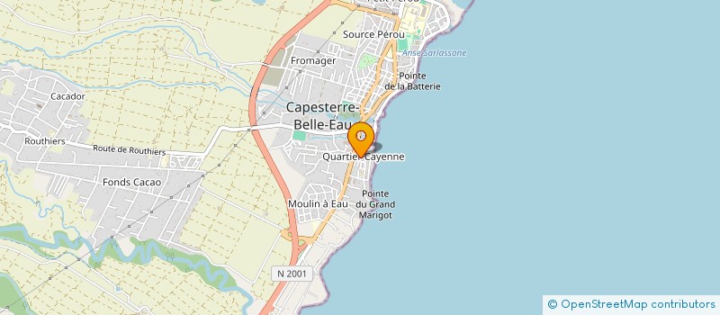 localisation de l'entreprise MRSG HOLDING à CAPESTERRE-BELLE-EAU