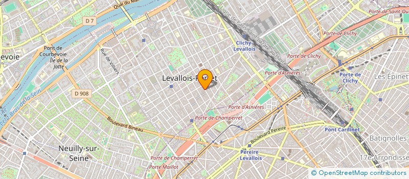 localisation de l'entreprise MRSN INVEST à LEVALLOIS PERRET