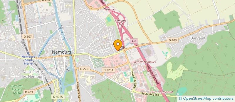 localisation de l'entreprise MRT 77  NEMOURS