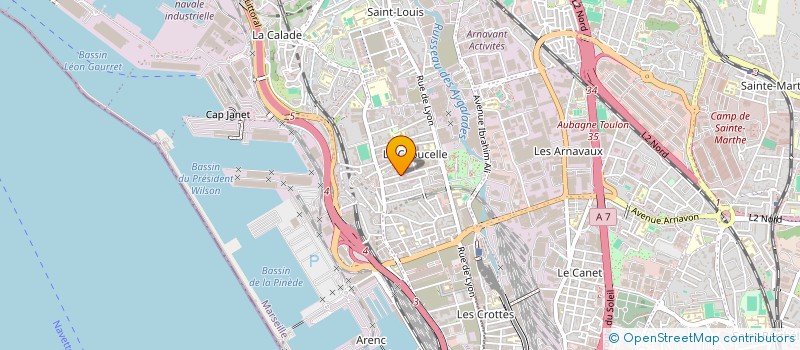 localisation de l'entreprise MRT à MARSEILLE