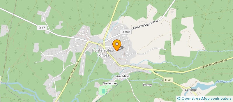 localisation de l'entreprise MRT DEVELOPPEMENT  PONTENX-LES-FORGES