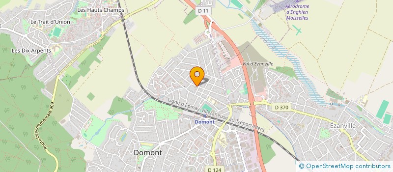 localisation de l'entreprise MRT MENUISERIE  DOMONT