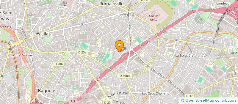 localisation de l'entreprise MRT SERVICES à ROMAINVILLE