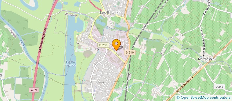 localisation de l'entreprise MRTP(MACONNERIE RENOV TRAVAUX PUBLICS)  LIBOURNE