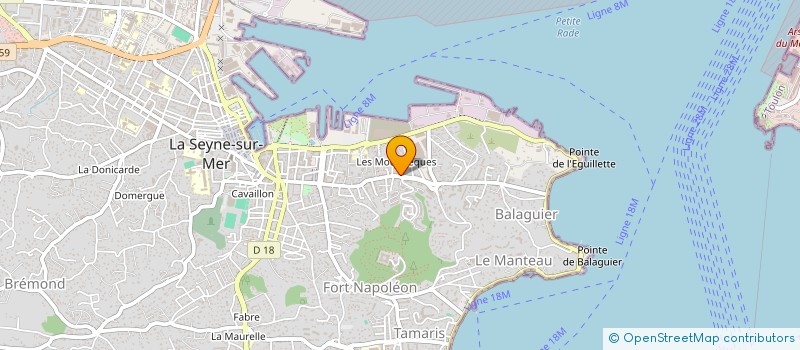 localisation de l'entreprise MRTZ IMMO à LA SEYNE-SUR-MER