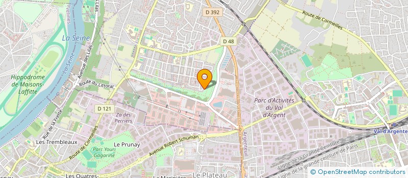 localisation de l'entreprise MRUFFAUX  CORMEILLES-EN-PARISIS