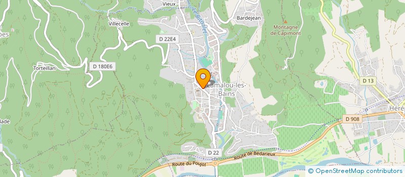 localisation de l'entreprise MRV  LAMALOU-LES-BAINS