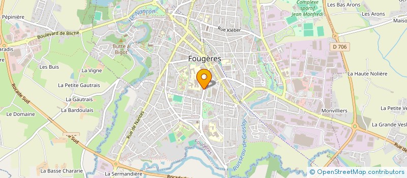 localisation de l'entreprise MRVB GROUP  FOUGERES