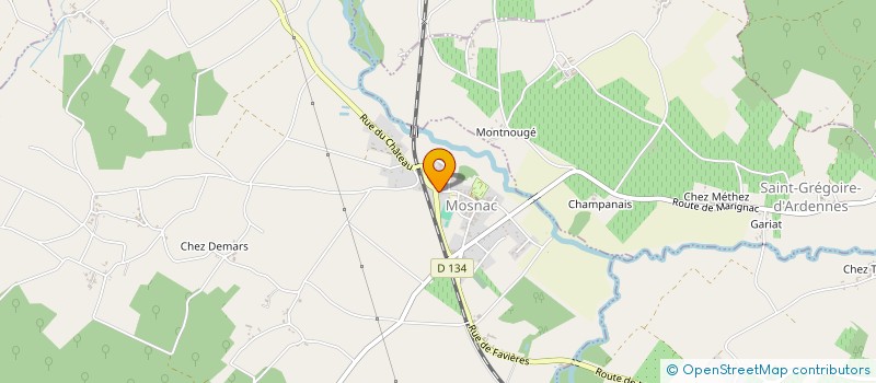 localisation de l'entreprise MRY  MOSNAC