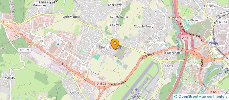 localisation de l'entreprise MRZ CONSULTING à EPAGNY METZ-TESSY