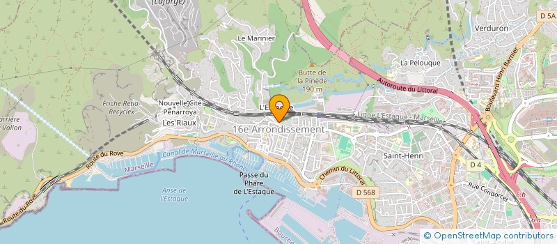 localisation de l'entreprise MS 13 à MARSEILLE 16EME