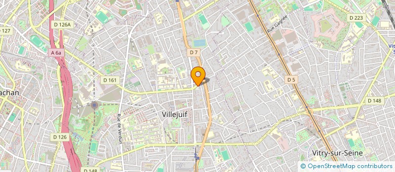 localisation de l'entreprise MS 17 à VILLEJUIF