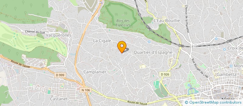 localisation de l'entreprise MS 2 B  NIMES