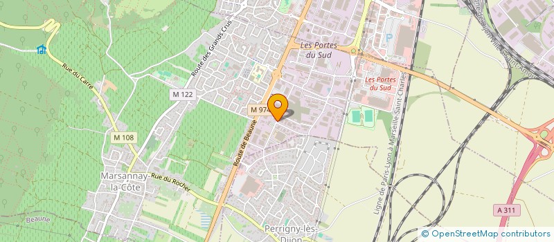 localisation de l'entreprise MS 21 à MARSANNAY-LA-COTE