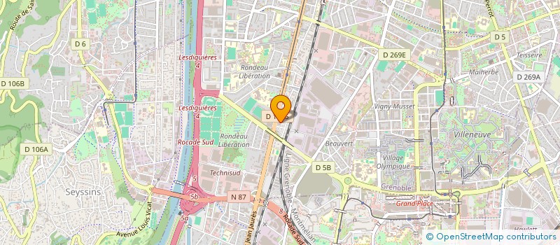 localisation de l'entreprise MS 38 à GRENOBLE