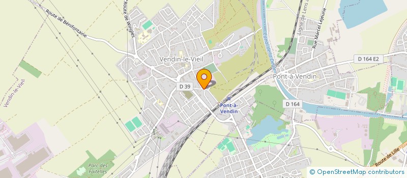 localisation de l'entreprise MS 3D MARQUAGE ET SIGNALETIQUE  VENDIN LE VIEIL