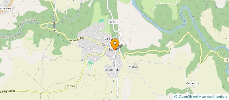 localisation de l'entreprise MS 43 TRANSPORT à SOLIGNAC-SUR-LOIRE