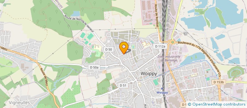 localisation de l'entreprise MS à WOIPPY