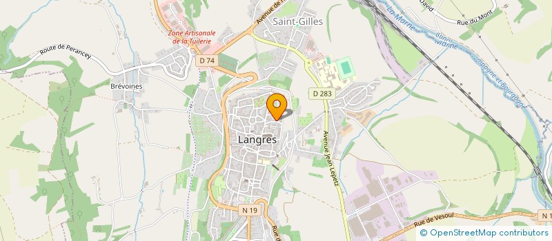 localisation de l'entreprise MS à LANGRES