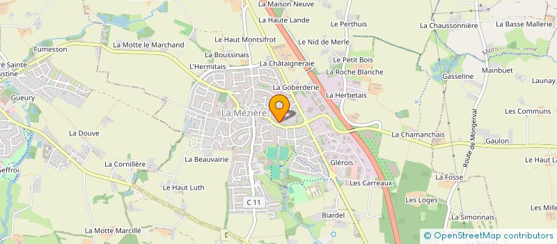 localisation de l'entreprise MS  LA MEZIERE