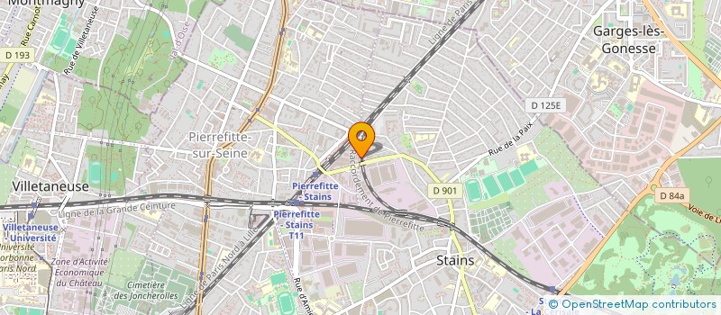 localisation de l'entreprise MS  PIERREFITTE-SUR-SEINE