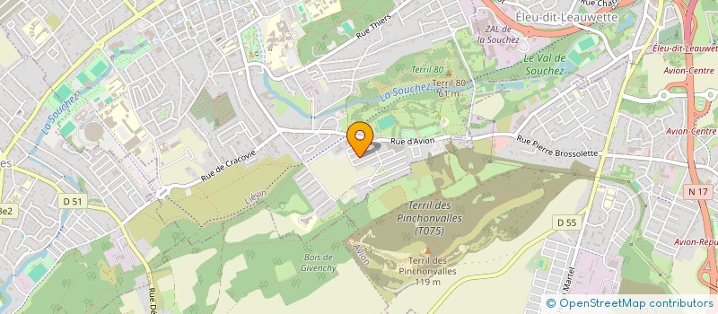 localisation de l'entreprise MS  LIEVIN