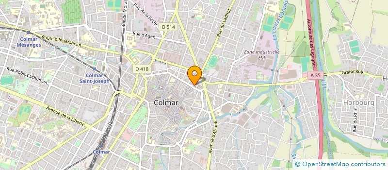 localisation de l'entreprise MS 68  COLMAR