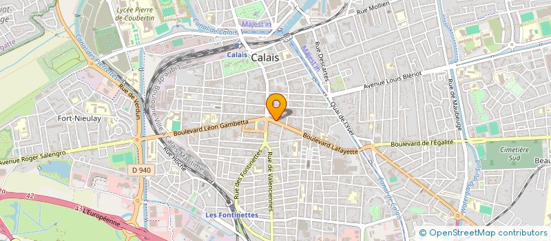 localisation de l'entreprise MS à CALAIS