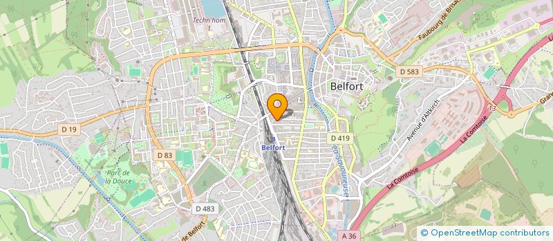 localisation de l'entreprise MS à BELFORT