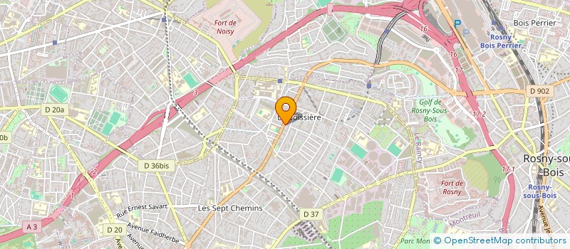 localisation de l'entreprise MS à MONTREUIL