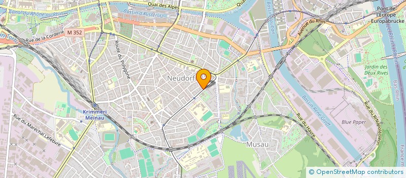 localisation de l'entreprise MS à STRASBOURG