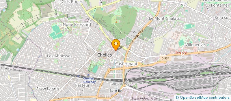 localisation de l'entreprise MS à CHELLES