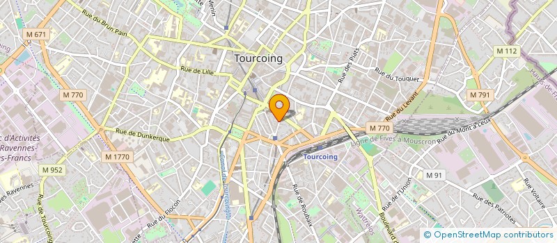 localisation de l'entreprise MS à TOURCOING