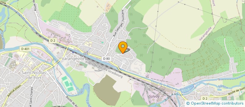 localisation de l'entreprise MS  VARANGEVILLE