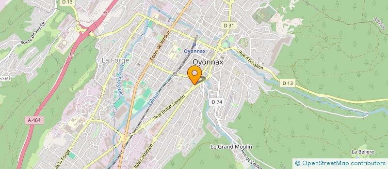 localisation de l'entreprise MS à OYONNAX