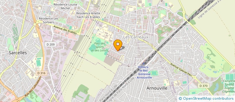 localisation de l'entreprise MS  VILLIERS-LE-BEL