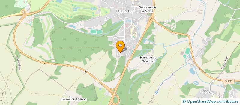 localisation de l'entreprise MS à LUZARCHES