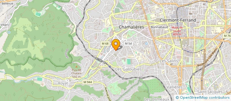 localisation de l'entreprise MS A 2  CHAMALIERES