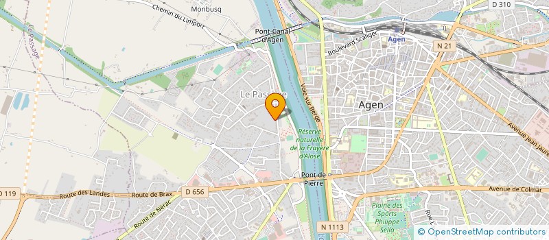 localisation de l'entreprise MS ACTIV'COM à SAINT-HILAIRE-DE-LUSIGNAN