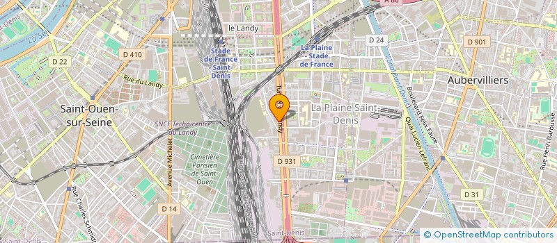 localisation de l'entreprise MS ALIMENTATION à SAINT-DENIS