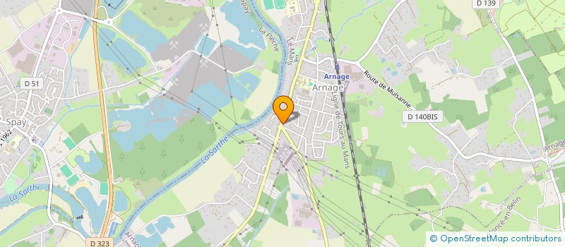 localisation de l'entreprise MS ARNAGE  ARNAGE