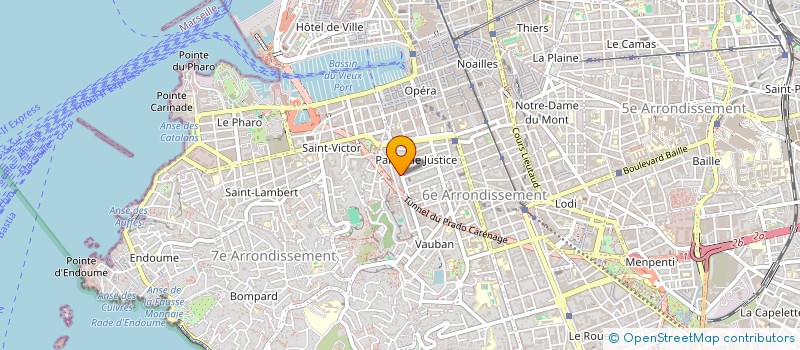 localisation de l'entreprise MS ASSOCIATES  MARSEILLE