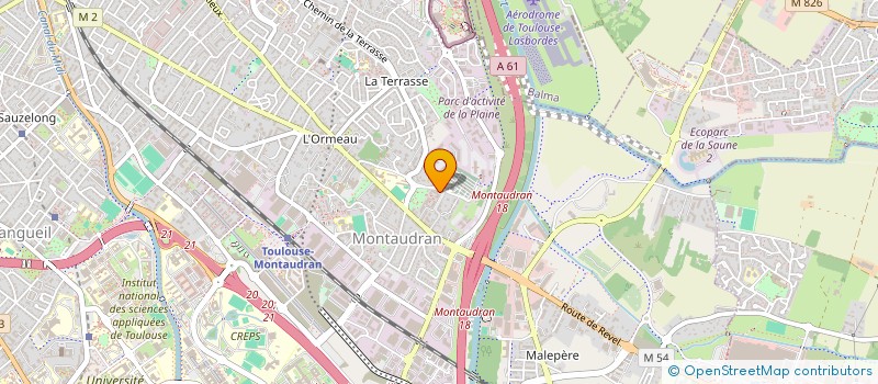 localisation de l'entreprise MS ASSOCIES  TOULOUSE
