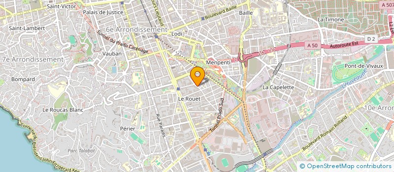 localisation de l'entreprise MS ASSURANCES à MARSEILLE